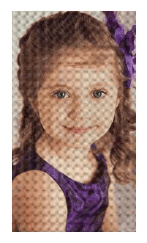 Transform your photo into cross stitch pattern