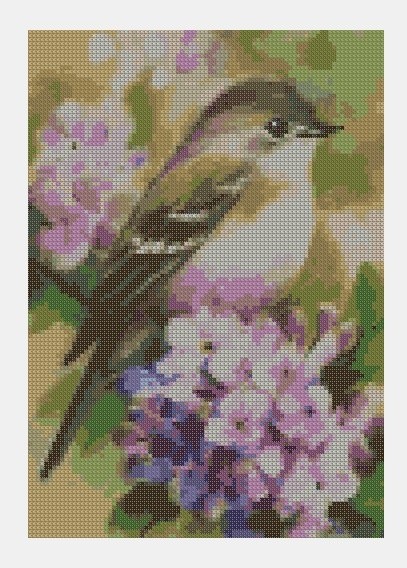 Cross Stitch PDF Bird