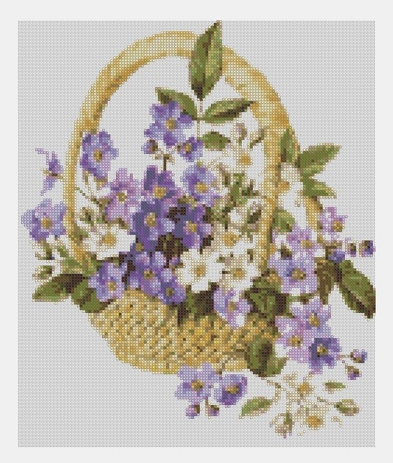 Cross Stitch PDF Flower