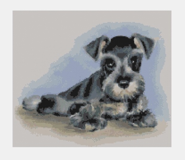 Cross Stitch PDF Dog