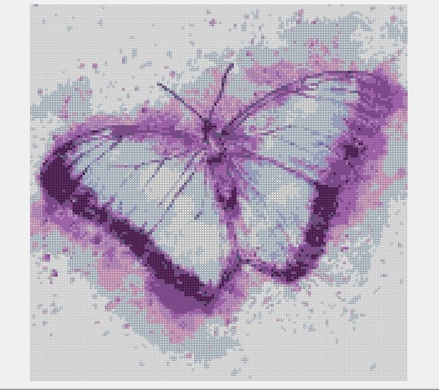Cross Stitch PDF butterfly