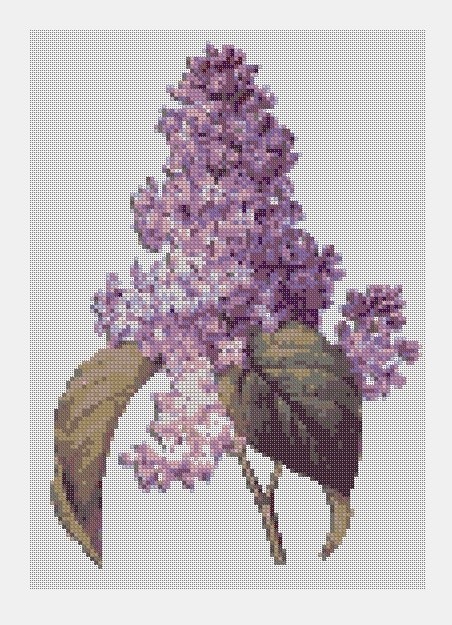 Cross Stitch PDF Flower
