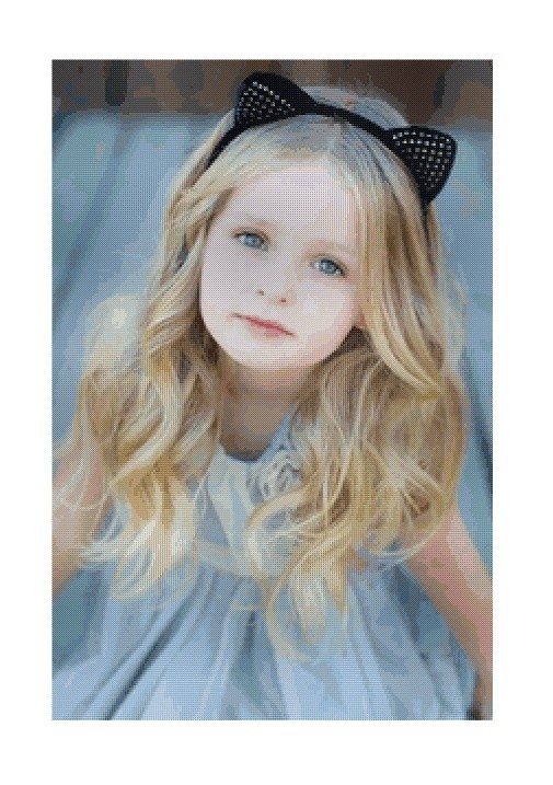 Transform your photo into cross stitch pattern.
