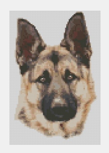 Cross Stitch PDF Dog
