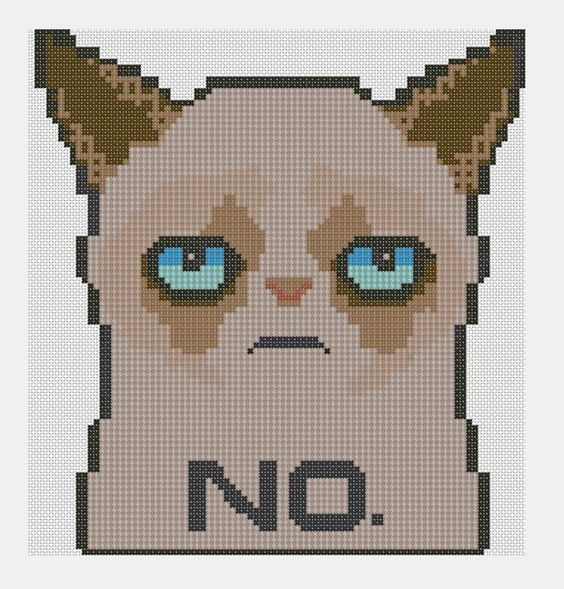 Cross Stitch PDF Cat