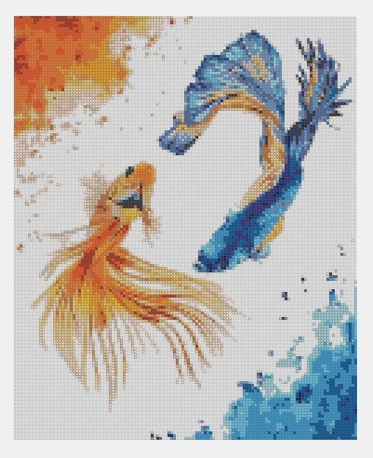 Cross Stitch PDF Fishes