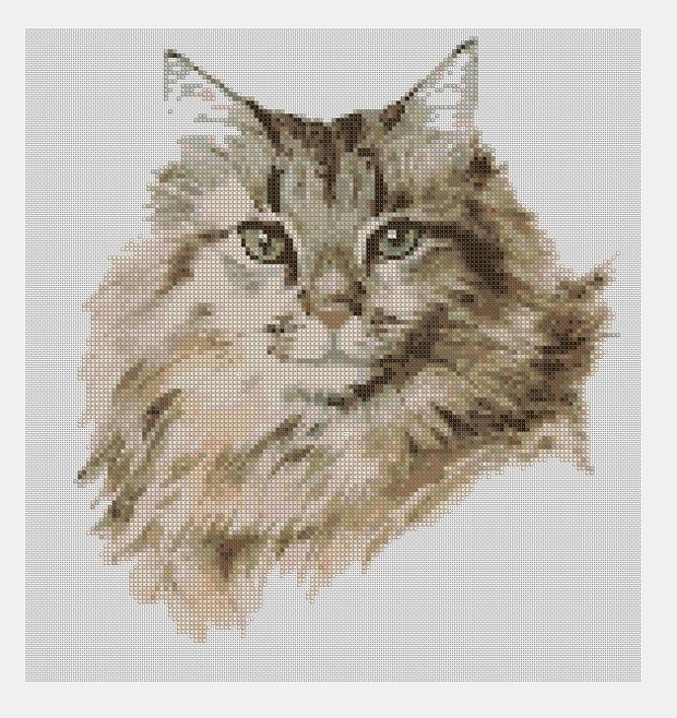 Cross Stitch PDF Cat
