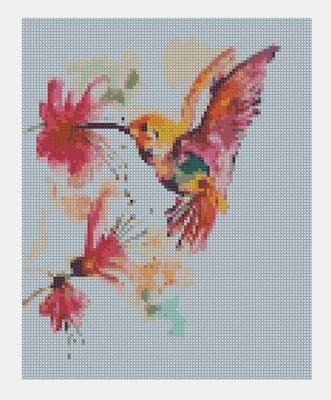 Cross Stitch PDF Bird