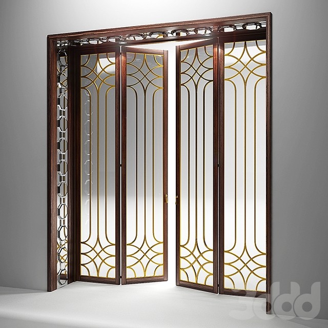 Lattice doors models3d.us