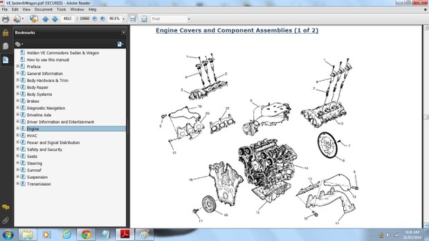 Holden VE Commodore Sedan/Sportwagon Workshop Manual