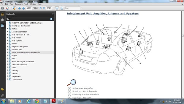 Holden VE Commodore Sedan/Sportwagon Workshop Manual