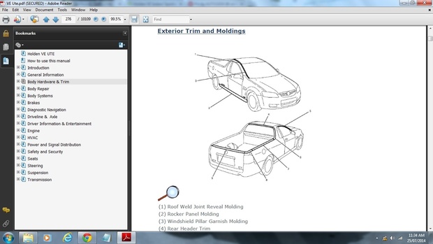Holden VE Ute Omega/SS/SSV Workshop Manual