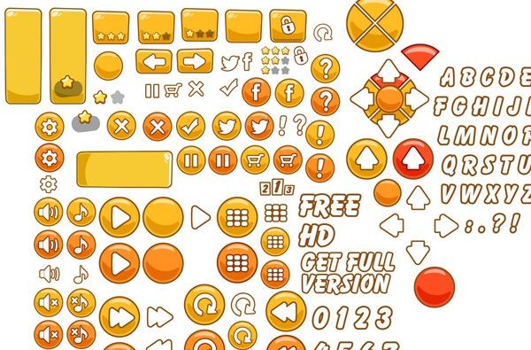 GAMESALAD CARTOON MENU PACK
