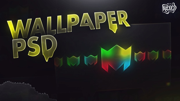 FREE WALLPAPER PSD (AlexxDesigns LOGO) (Project File)