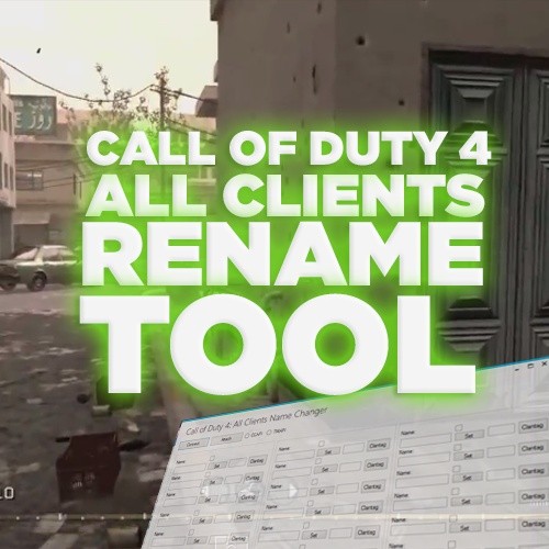 (PS3) CoD4 - All Clients Name Changer!