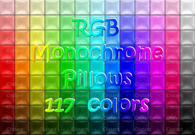 RGB Monochrome Pillows