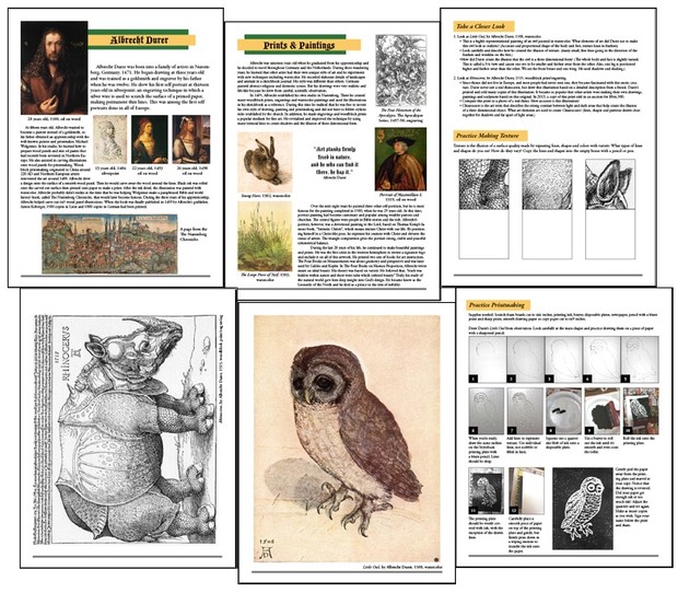 Albrecht Durer Art History Lesson by Brook Mesenbrink, Art for the Classical Child
