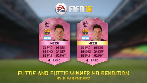 FIFA 16 - Futtie/Futtie winner Cards rendition (Ultra HD)