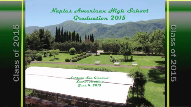 2015 NHS Commencement Ceremony at Hotel Certosa in San Giacomo-Lauro, Italy