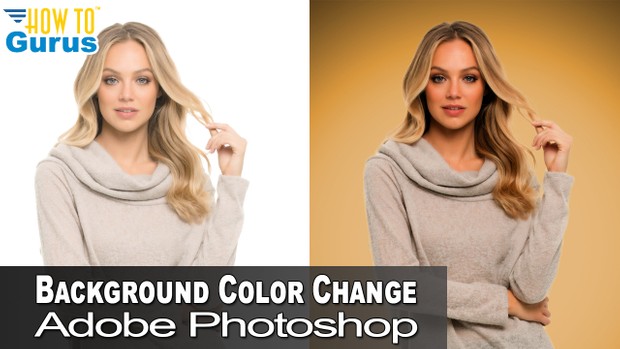 photoshop background color change