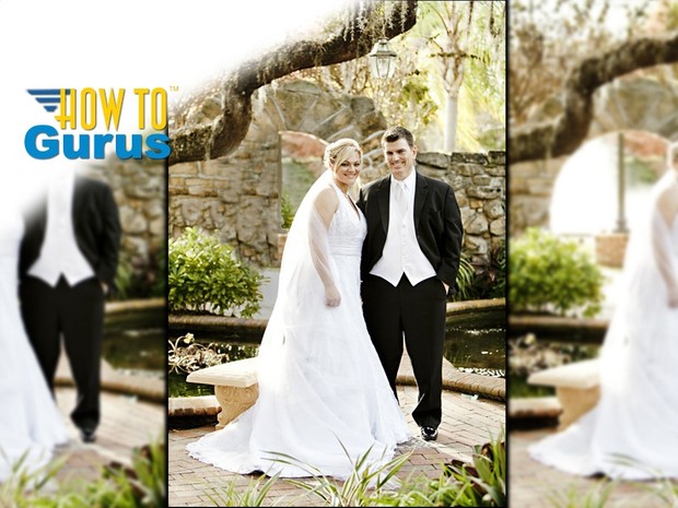 How to Change a Bad Background in Wedding Photograpy with Photoshop Elements 11 12 13 14 Tutorial