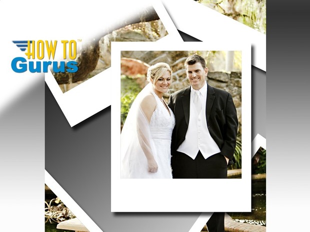 How to Create a Stacked Polaroid Effect in Photoshop Elements 14 13 12 11 Tutorial