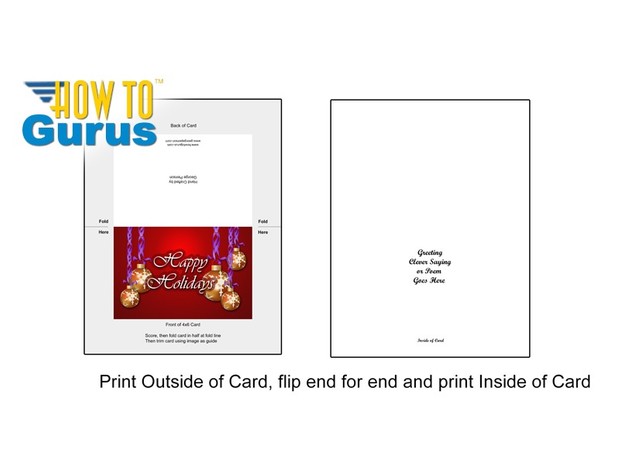 How To Templates for Making Printable Cards from Photoshop and Photoshop Elements Projects