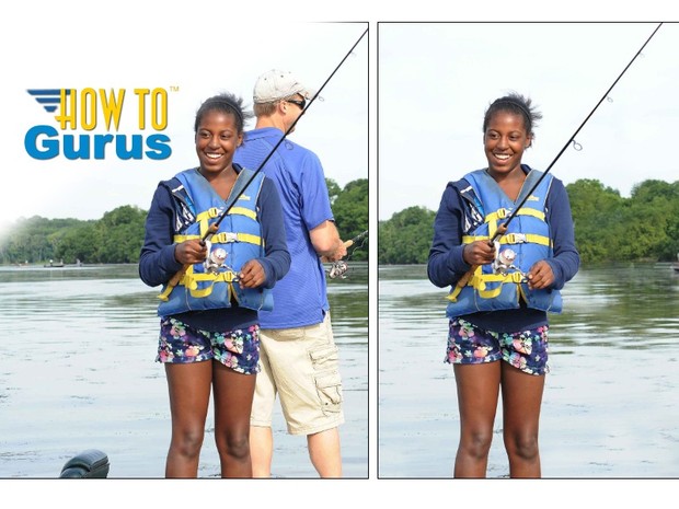 How to use Photoshop Elements to Remove People and Objects from a photo PSE 11 12 13 Tutorial