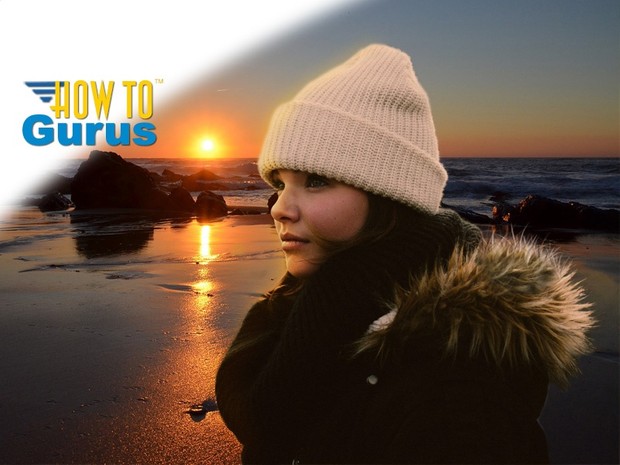How to use a Layer Mask to Change the Background in Photoshop Elements 14 13 12 11 Tutorial