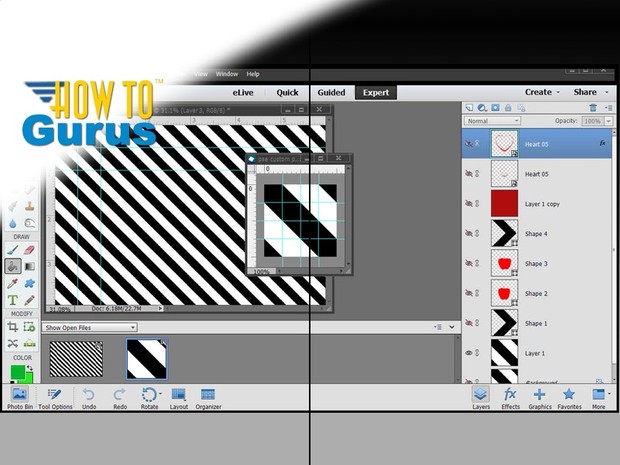 How to Create Seamless Background Patterns in Photoshop Elements 11 12 13 14 Tutorial