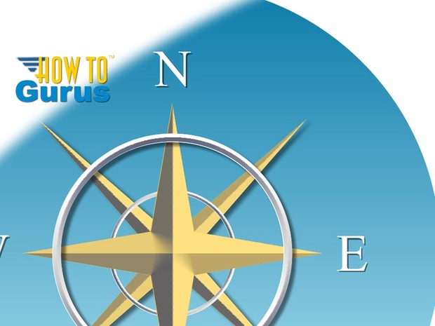 CorelDRAW for Beginners How To Make a Compass Rose using Bevel and Star Shapes Draw X8 X7 X6