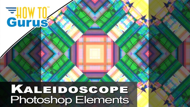 Photoshop Elements Kaleidoscope using Layers and Blend Modes in 2018 15 14 13 12 11 Tutorial