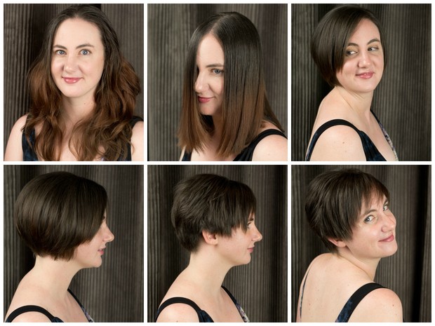 Caitlin's Makeover in Stages
