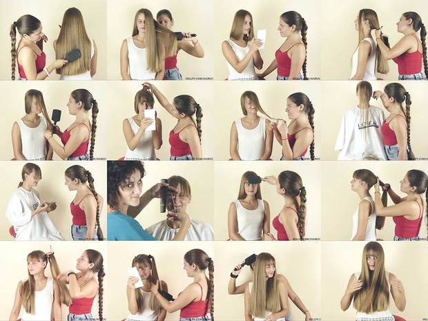 Maja Hair Styles and Bangs Cut