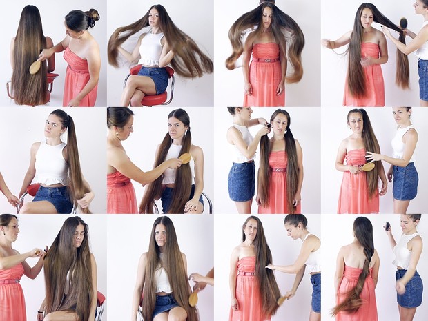 Suzana and Ajsa Hair Play