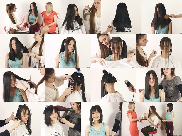 Zeljana Long to Bob Haircut