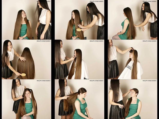Suzana 5 & Biljana Hair Play