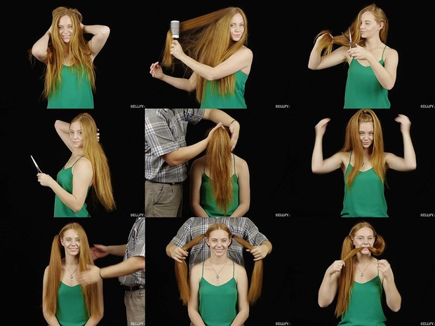 Ella's Hair Play Part 2