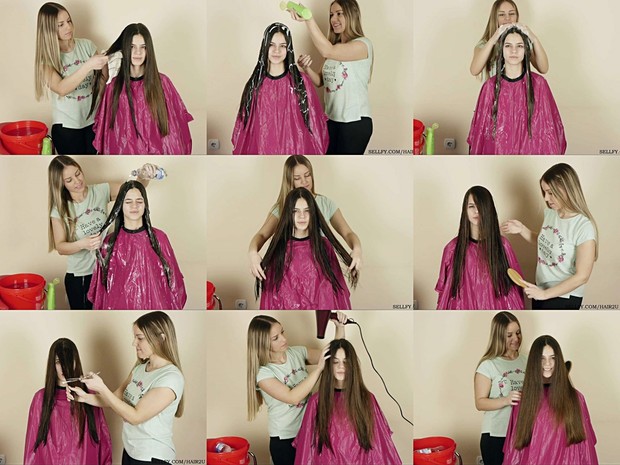 Sladjana & Jovana Hair Wash & Play