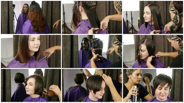 Caitlin's Makeover in Stages