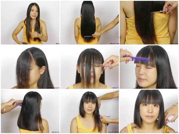 Peko's Haircut in Stages