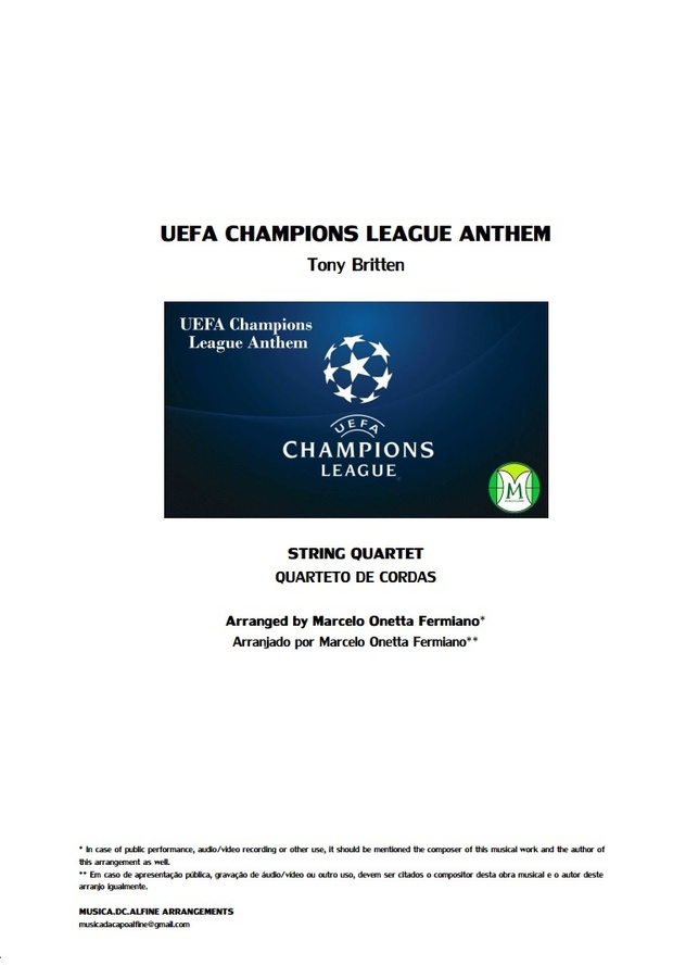 UEFA Champions League Anthem - String Quartet - Score and parts.pdf