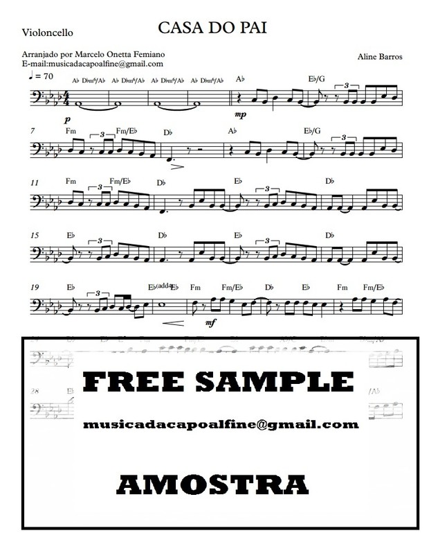 Casa Do Pai - Violoncelo - Partitura.pdf