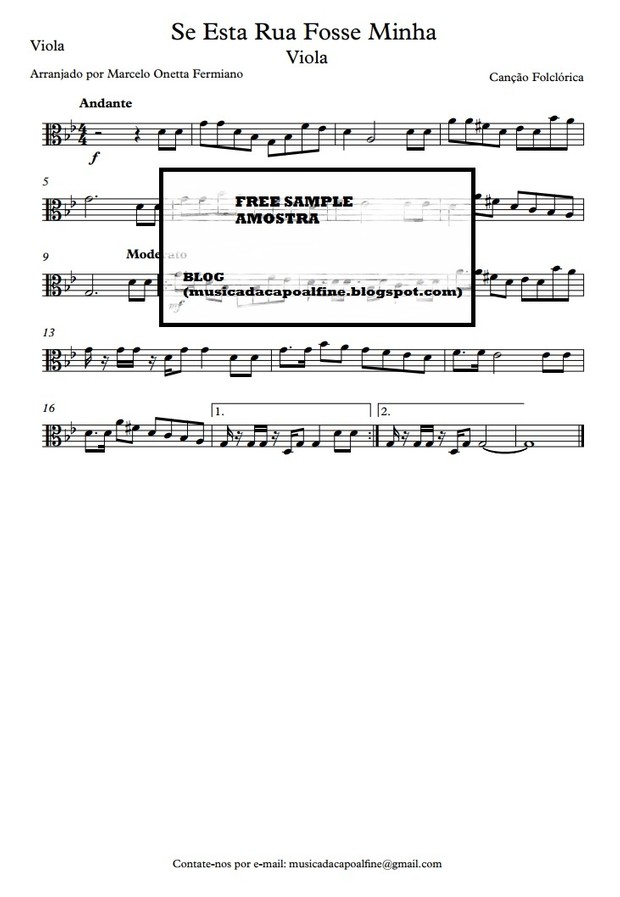 Viola Se Esta Rua Fosse Minha pdf
