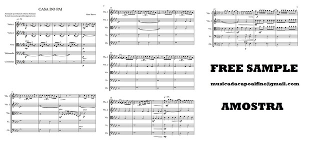 Casa Do Pai - String Quintet - Score and parts.pdf