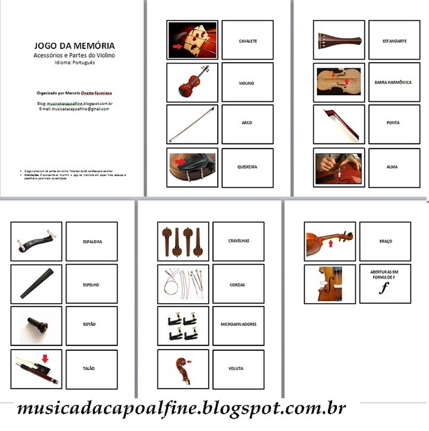 JOGO DA MEMÓRIA - Acessórios e Partes do Violino (Português).pdf