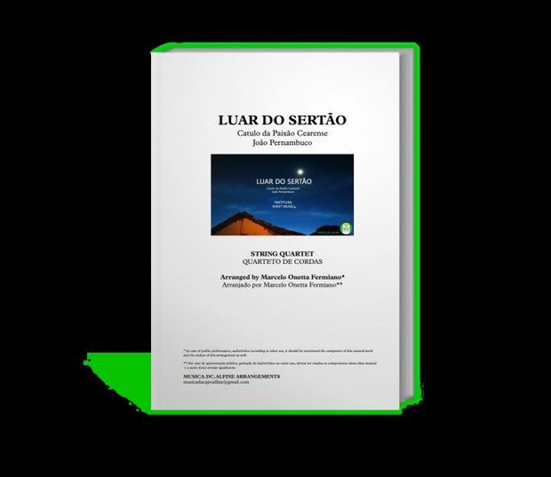 Luar do Sertão - Quarteto de Cordas - Grade e partes/ Partitura