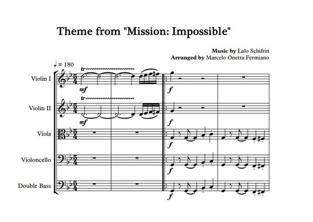 Theme from Mission Impossible - String Orchestra - Score and parts.pdf