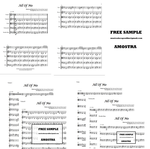 All of Me - String Orchestra - Score and parts in Ab.pdf