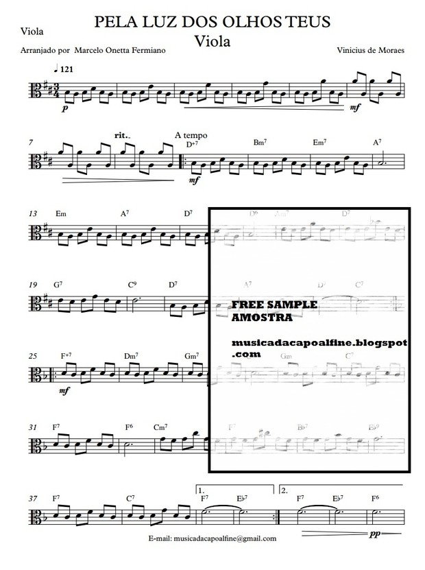 PELA LUZ DOS OLHOS TEUS - Viola solo.pdf